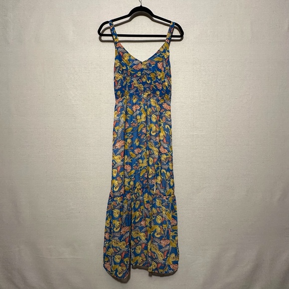 NWT Black Tape Tiered Floral A Line Dress - size M - Picture 3 of 8